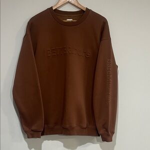 bareMinerals Chocolate Crewneck Sweater